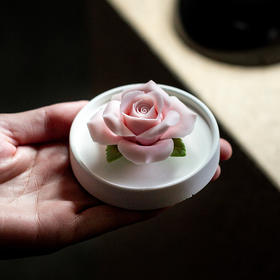 岚屿·花语系列手捏瓷花瓷器礼盒 | 一花一盏，非遗手艺，诠释诠释中国式浪漫