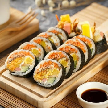 吉得利寿司食材 寿司萝卜条200g*2 袋装  0脂切条萝卜大根紫菜包饭 /粮油调味 /调味品 /复合调味料 商品图6