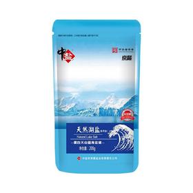 中盐未加碘天然湖盐 200g