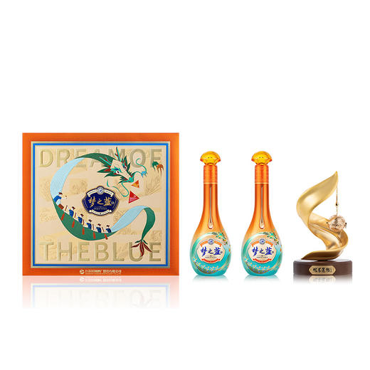2025梦之蓝幸福安康礼盒  40.8度260mLx2瓶 商品图1