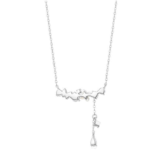 KADER卡蒂罗 丁香花流苏项 女925银配饰链锁骨链女小众设计高级感送女生 商品图2