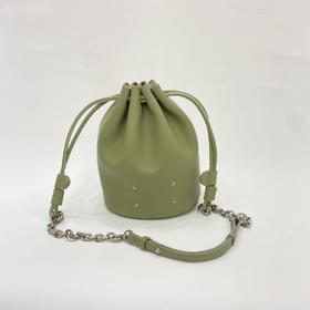 【预售3天】小众轻奢高级感水桶包2025新款链条抽绳束口单肩斜跨包XXX8908