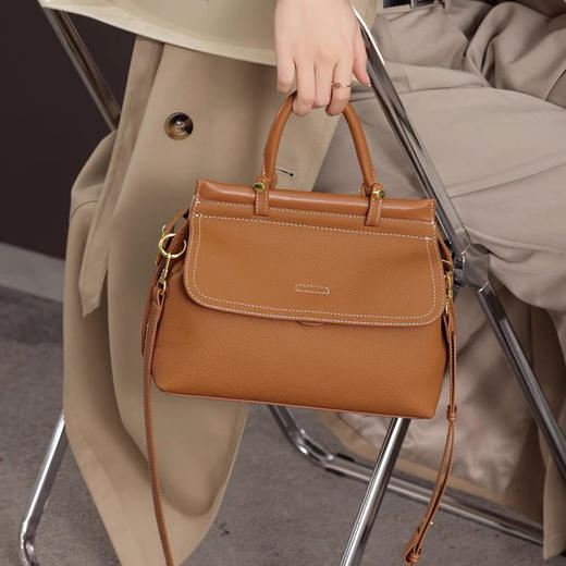 【预售3天】2025新款轻奢高级感手提女包时尚通勤单肩包斜挎包8811-D 商品图5