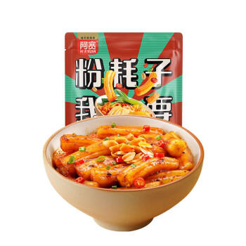 阿宽一根粉耗子川式甜辣味懒人速食土豆粉粗米粉空心粉方便速食4袋装 /粮油调味 /方便食品 /特色米粉/米线 商品图0
