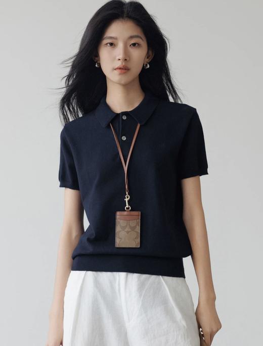 ✨2025新款经典2.0薄料【莱赛尔天丝针织短袖t恤POLO衫】精致知识分子穿搭必备经典POLO衫，人人皆可驾驭! 商品图5
