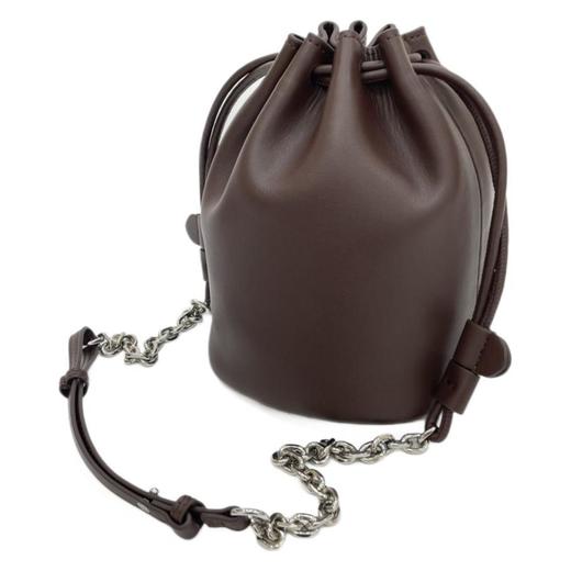 【预售3天】小众轻奢高级感水桶包2025新款链条抽绳束口单肩斜跨包XXX8908 商品图4