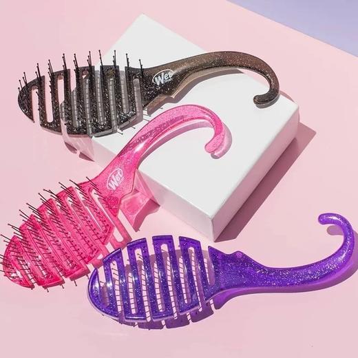 干湿两用浴室挂钩速干梳 -闪耀亮片系列 Wet Brush 国内发货 商品图0