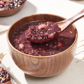 瑞利来紫薯黑米粥300g（黑米圆糯米紫米红扁豆五谷杂粮大米伴侣粥料） /粮油调味 /杂粮 /复合粥米 商品图0