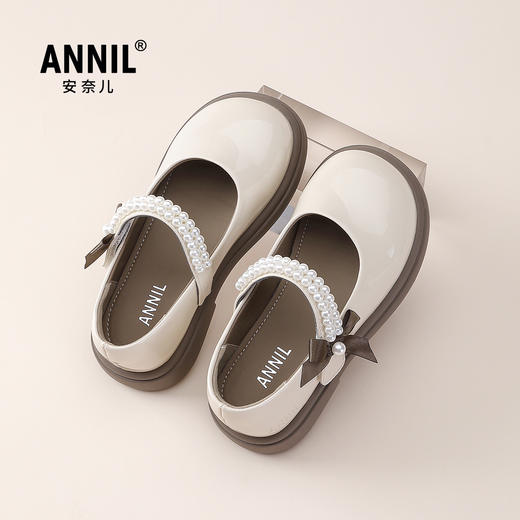 ANNIL/安奈儿女童鞋亮闪闪水晶公主舞蹈鞋皮鞋2025夏款HG5301381 商品图3