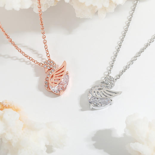 CROCUS 百搭INS风天鹅之恋项链 商品图4