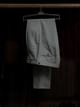 Ambrosi American Fit 灰色羊毛裤装