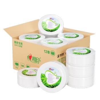 心相印大卷纸有芯3层188米*12卷商用大盘纸卫生纸厕纸酒店宾馆 ZB010 /家庭清洁/纸品 /清洁纸品 /卷纸 商品图6
