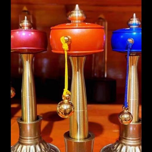 可迪迷你纯铜转经轮 商品图0