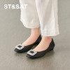 星期六温柔优雅方扣低跟单鞋SSD1111027 商品缩略图0