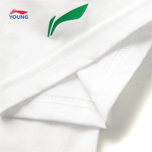 李宁男大童篮球系列冰感舒适吸湿排汗宽松短袖文化衫YHSV025 商品图6