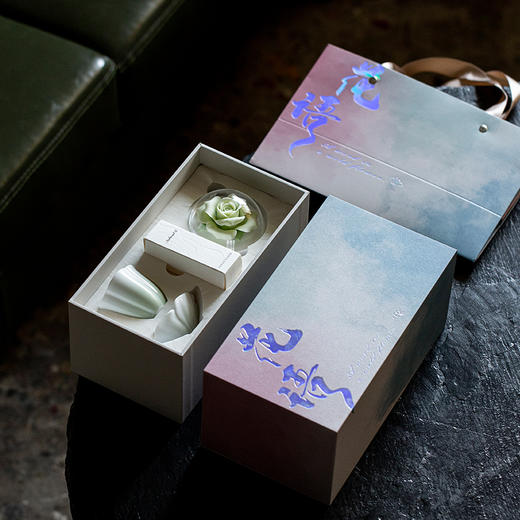 岚屿·花语系列手捏瓷花瓷器礼盒 | 一花一盏，非遗手艺，诠释诠释中国式浪漫 商品图4