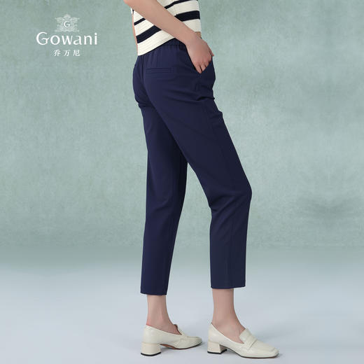 乔万尼女休闲裤薄款夏新款显瘦烟管裤ET2F327 商品图3
