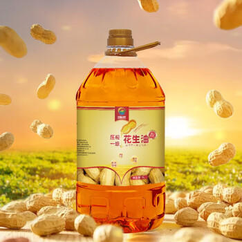 田园约定【保真花生油】压榨一级花生油5L 物理压榨 /粮油调味 /食用油 /花生油 商品图0