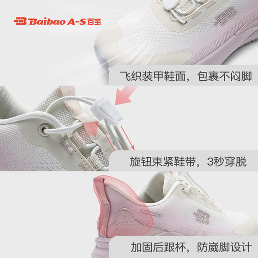 百宝运动鞋2025春夏新款女鞋女士鞋子防滑送妈妈女款轻便跑步鞋子 商品图3