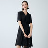EITIE爱特爱夏季新款法式V领优雅气质收腰显瘦连衣裙7807553 商品缩略图3