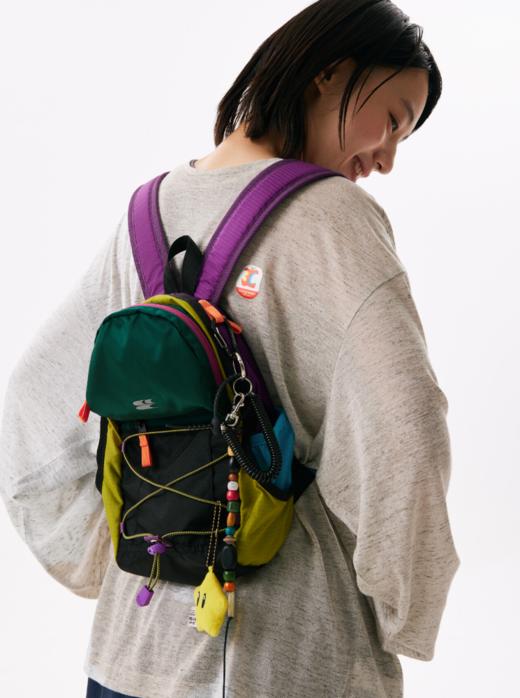 CryingCenter  拼接撞色野餐登山包户外双肩书包 哭喊中心 商品图3