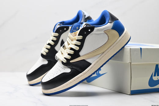 耐克乔丹Travis Scott x Air Jordan 1低帮休闲运动板鞋DM7866-452男女鞋 商品图7