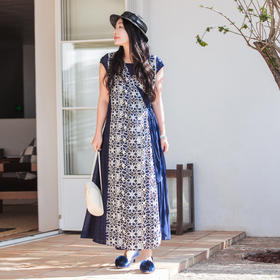 【林栖设计小店】（现货）【两种穿法】蕾丝镂空连衣裙配吊带飞片宽松显瘦2025夏季新品两件套女1952083