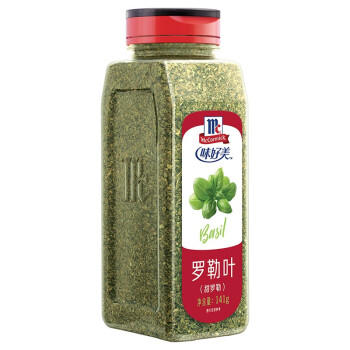 味好美（McCormicK） 香辛料调料 罗勒叶141g 瓶装 意面牛排香辛料 调味料 百年品牌  /粮油调味 /调味品 /基础香辛料 商品图0