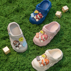 【150-180mm】小童卡通夏季花园鞋DIY洞洞鞋室外凉拖鞋【WG25335】
