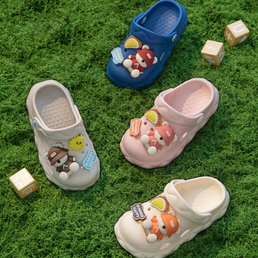 【150-180mm】小童卡通夏季花园鞋DIY洞洞鞋室外凉拖鞋【WG25335】 商品图0