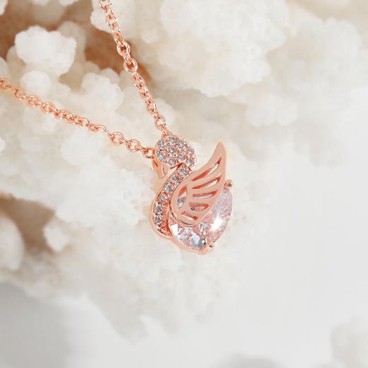 CROCUS 百搭INS风天鹅之恋项链 商品图3