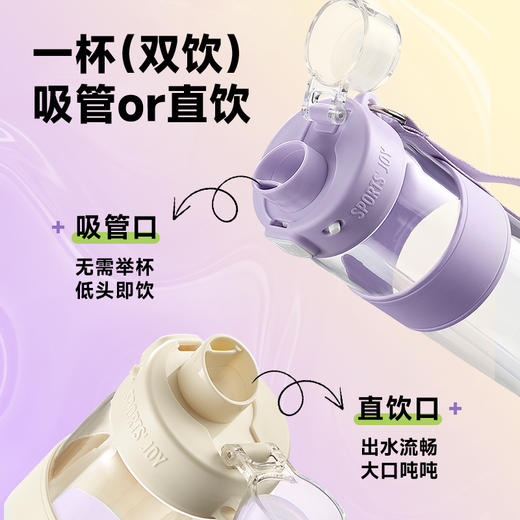 UKA joy 随行杯/UKA 套壳双饮杯 Tritan材质/玻璃套壳设计 冰不凉 热不烫 商品图1