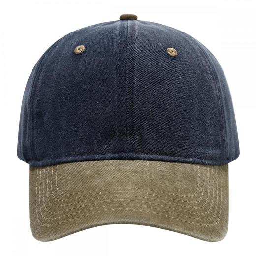 四季通用防晒帽子潮流透气防晒弯帽檐水洗拼接色棒球帽1059 商品图9