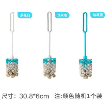 茶花 长柄杯刷 奶瓶刷尼龙海绵双效洗刷杯子神器洗水杯清洁刷子* 商品图7