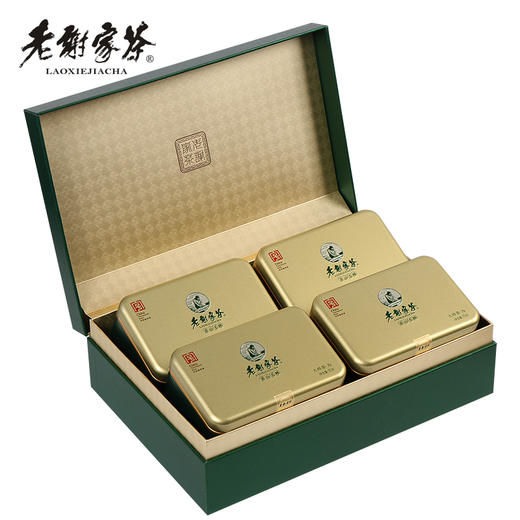 老谢家茶 黄山毛峰 谢四十大师茶为字礼盒 300g 商品图1