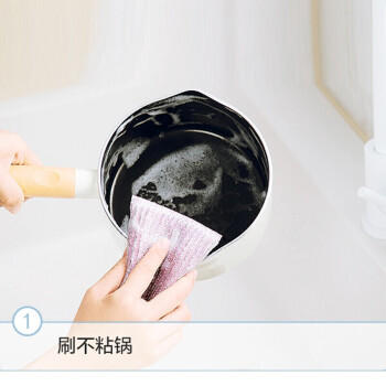 茶花 洗碗布 百洁布13*8.5cm8片装彩条金柔厨房去油污抹布* 商品图4