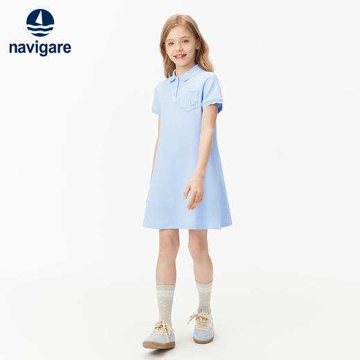 【纳维凯尔】【120-165】Navigare意大利小帆船童装女童连衣裙 商品图2
