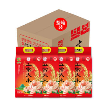 五稻田五常大米 当季新米 10斤*4/箱  东北大米 40斤整箱装 /粮油调味 /米 /稻花香米 商品图2