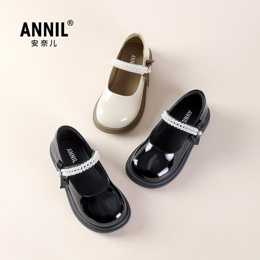ANNIL/安奈儿女童鞋亮闪闪水晶公主舞蹈鞋皮鞋2025夏款HG5301381 商品图4