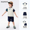 【2件套】【MQDmini】【90-140】男童夏季撞色短袖短裤套装（95%棉 5%氨纶） 商品缩略图6