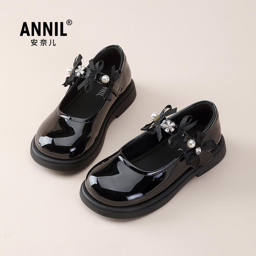 ANNIL/安奈儿女童夏季亮闪闪水晶公主舞蹈皮鞋2025夏款HG5301379 商品图2