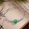 子佩集S925银【竹扣平安】手链【SL011250】纯银绿玉髓平安扣2505 商品缩略图2