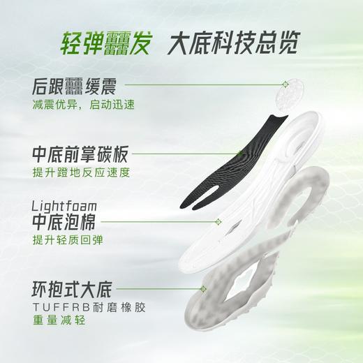 小李子李宁疾影3.5次顶PRO碎钉TF䨻缓震碳板比赛足球鞋男䨻丝覆膜 商品图1