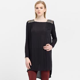 A1133211602 Marisfrolg/玛丝菲尔 时尚宽松长袖连衣裙