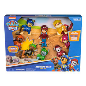 斯平马斯特Spin Master 汪汪队立大功救援大车队动物玩偶8只装