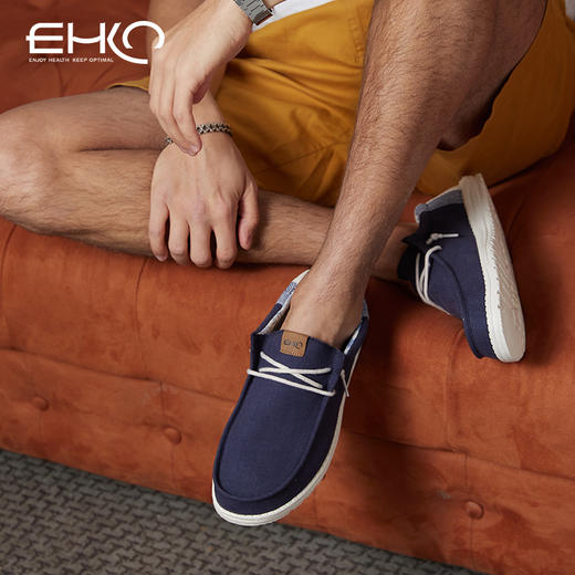 【神奇】EHKO外出居家旅游休闲百搭男鞋一脚蹬 商品图1