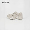 Westory2025年夏季新款超轻厚底魔术贴老爹鞋慢跑运动鞋W25CM75561 商品缩略图4