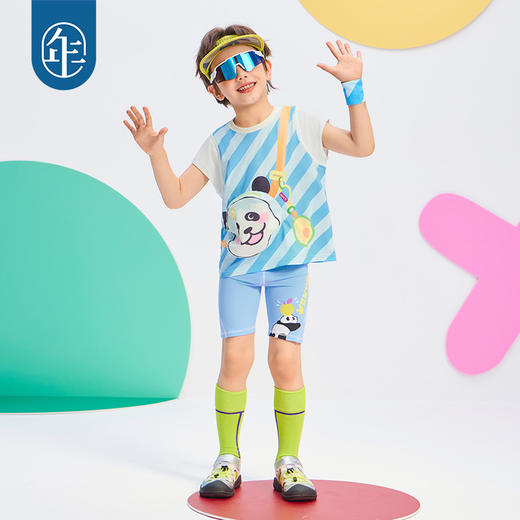 年衣2025夏季新款卡通凉感弹力瑜伽裤短款运动裤盼达乐园短裤 商品图3