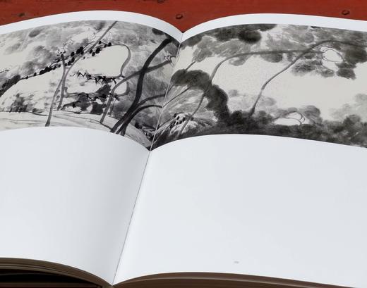 绝版：《八大山人精品集：花鸟卷、山水卷》，全2册，正8开，布面精装，八大山人绘，陈传席主编，江西美术出版社2011年一版一印，近400页，定价880，售价388元。品相9-95成。 商品图6