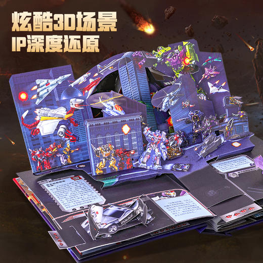 【青葫芦】【送给孩子的礼物】变形金刚立体书 商品图4
